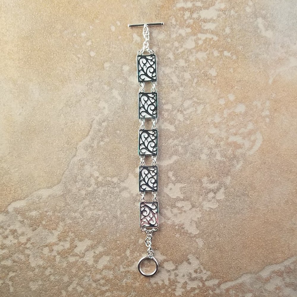 Sterling 925 Silver Bracelet Add a Picture - Picture 7 of 8